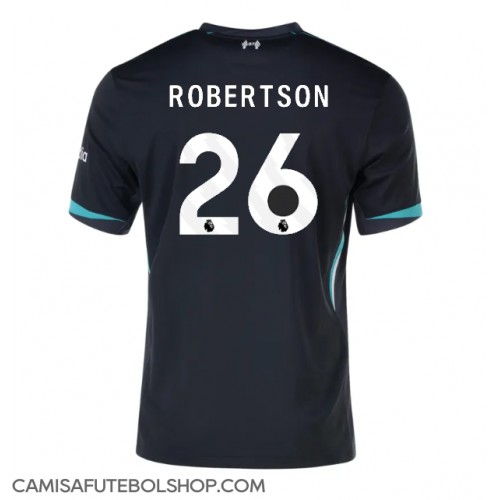 Camisa de time de futebol Liverpool Andrew Robertson #26 Replicas 2º Equipamento 2024-25 Manga Curta